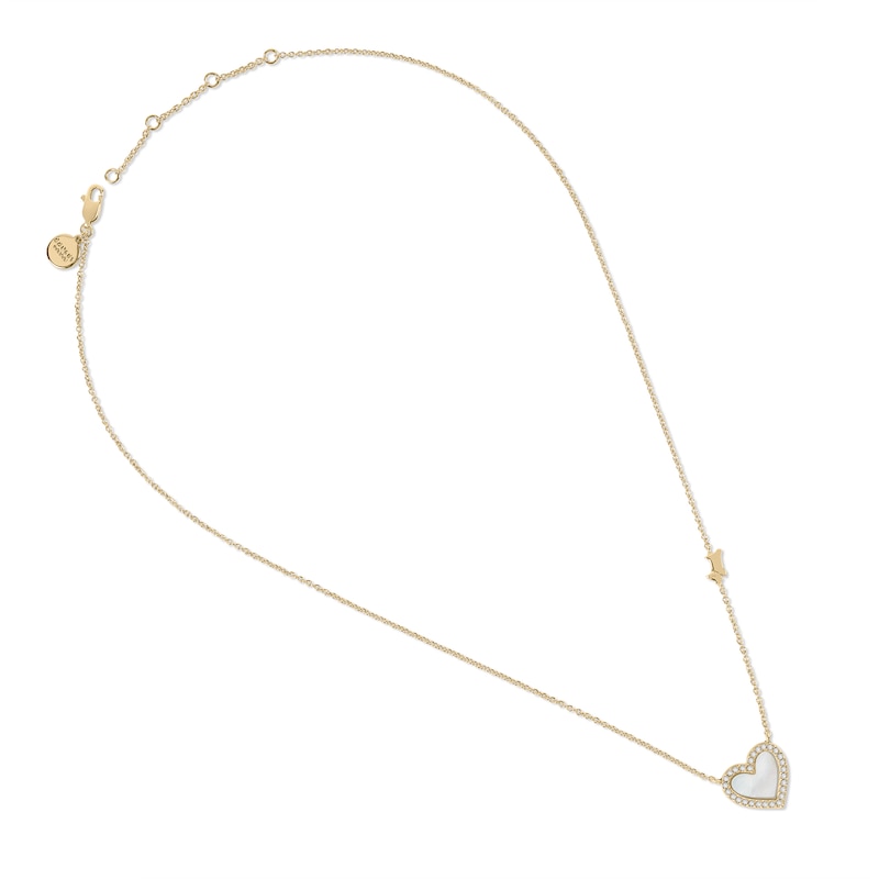 Radley Ladies' Gold Tone Heart Bracelet And Necklace Set