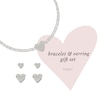 Thumbnail Image 1 of Radley Ladies' Silver Tone Heart Bracelet And Earring Set