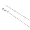 Thumbnail Image 2 of Emmy London Platinum Plated Sterling Silver Circle-Shaped Baguette and Round-Shaped Cubic Zirconia Stones Pendant Necklace