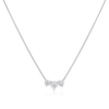 Thumbnail Image 0 of The Forever Diamond Sterling Silver 0.25ct Diamond 3 Stone Necklace