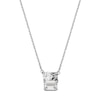 Thumbnail Image 0 of Michael Kors Ladies' Round And Emerald Cut Cubic Zirconia Stainless Steel Pendant Necklace