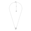 Thumbnail Image 1 of Michael Kors Ladies' Round And Emerald Cut Cubic Zirconia Stainless Steel Pendant Necklace