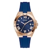 Thumbnail Image 0 of Guess Men's Blue Dial Blue Silicone Strap Watch