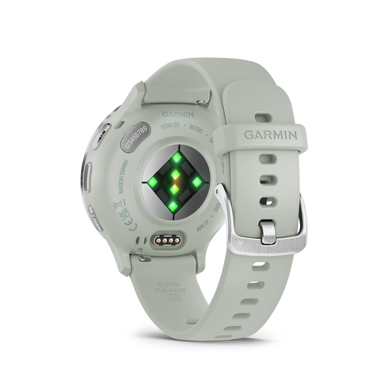 Garmin Venu 3S Sage Grey Passivated Silicone Strap Smartwatch