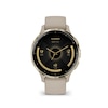 Thumbnail Image 0 of Garmin Venu 3S Ladies' French Grey And Soft Gold Silicone Strap Smartwatch