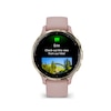 Thumbnail Image 6 of Garmin Venu 3S Ladies' Dust Rose And Soft Gold Silicone Strap Smartwatch