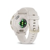 Thumbnail Image 4 of Garmin Venu 3S Ladies' Ivory And Soft Gold Silicone Strap Smartwatch
