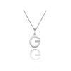 Thumbnail Image 0 of Hot Diamonds Sterling Silver Diamond Set Micro 'G' Pendant Necklace