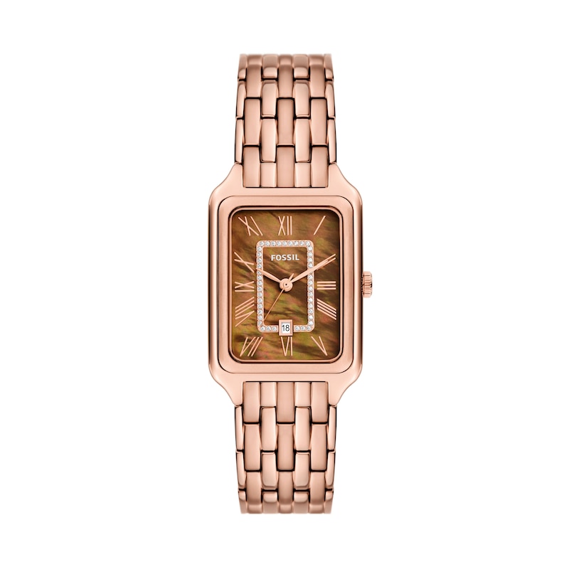 Fossil Raquel Ladies' Rose Gold-Tone Bracelet Watch