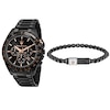 Thumbnail Image 0 of Maserati Traguardo Men's Black Bracelet Watch & Black Chain Bracelet Set
