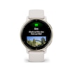 Thumbnail Image 6 of Garmin Vivoactive 5 Ivory And Cream Silicone Strap Smartwatch