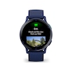 Thumbnail Image 6 of Garmin vívoactive® 5 Metallic Navy with Navy Silicone Strap Smartwatch