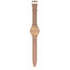 Thumbnail Image 1 of Swatch Tawny Radiance Brown Dial Brown Silicone Strap Watch
