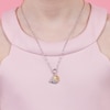 Thumbnail Image 2 of Disney 100 Sterling Silver & 18ct Gold Plated Cubic Zirconia Mickey Mouse Pendant Necklace
