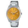 Thumbnail Image 0 of Casio Collection MTP-1302PD-9AVEF Yellow Dial Stainless Steel Bracelet Watch
