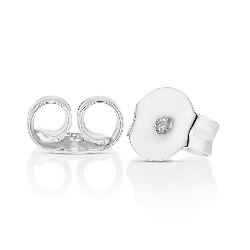 Sterling Silver CZ & Cultured Freshwater Pearl Swirl Drop Earrings