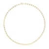 Thumbnail Image 1 of 9ct Yellow Gold Diamond Cut Oval Pendant Necklace