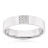 Thumbnail Image 0 of 9ct White Gold Square Setting Diamond Wedding Ring