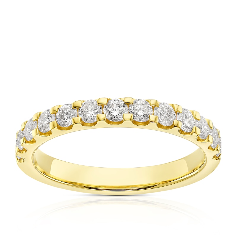 9ct Yellow Gold 0.66ct Diamond Eternity Ring