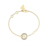 Thumbnail Image 0 of Guess Gold Tone 4G Knot Crystal & Enamel Logo Pendant Bracelet