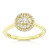 Thumbnail Image 0 of Emmy London 9ct Yellow Gold 0.33ct Diamond Round & Baguette Cluster Halo Ring