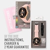 Thumbnail Image 4 of Reflex Active Series 22 Pink Silicone Strap Smart Watch