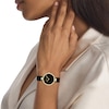 Thumbnail Image 3 of Calvin Klein Ladies' Black Dial Black Leather Strap Watch