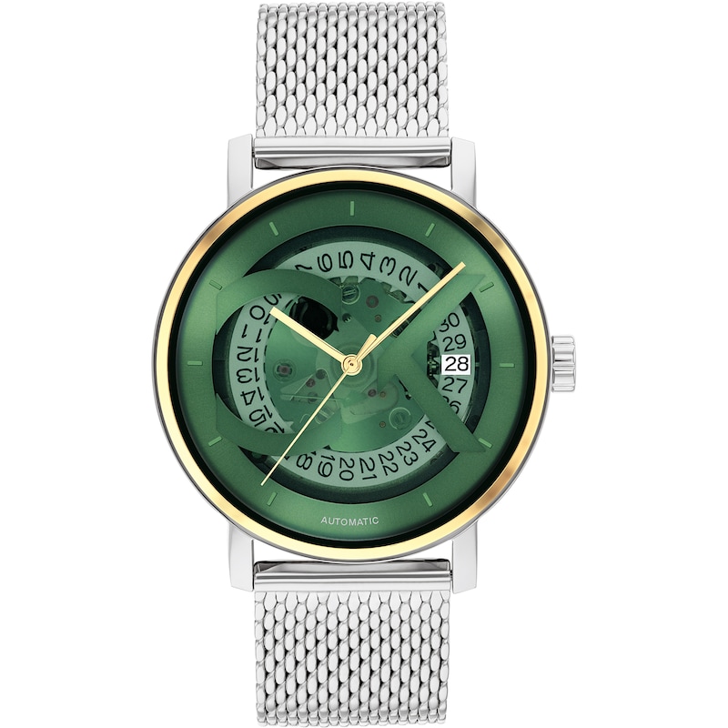 Calvin Klein Men's Green Dial Stainless Steel Watch