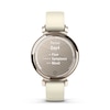 Thumbnail Image 6 of Garmin Lily® 2 Cream Gold with Coconut Silicone Strap Watch