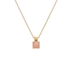 Thumbnail Image 0 of Hot Diamonds X Jac Jossa 18ct Gold Plated Pink Rhodochrosite Pendant Necklace