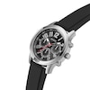 Thumbnail Image 3 of Guess Men's Black Chronograph Dial Black Leather Strap Watch