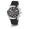 Thumbnail Image 4 of Guess Men's Black Chronograph Dial Black Leather Strap Watch