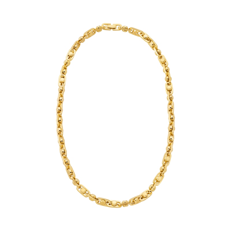 Michael Kors Ladies' Astor Link 14ct Gold Plated Chain Necklace