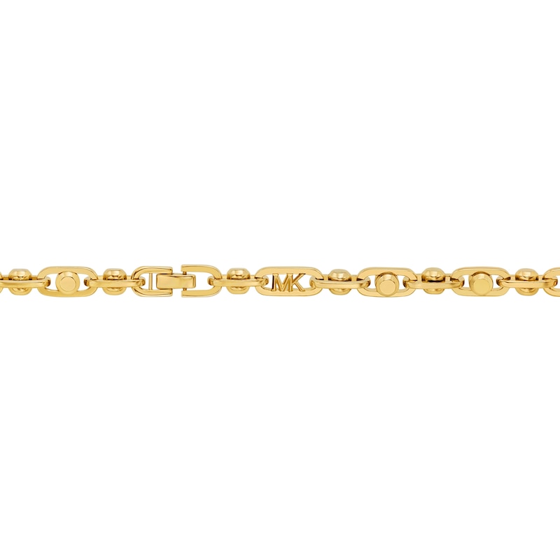 Michael Kors Ladies' Astor Link 14ct Gold Plated Chain Necklace
