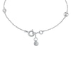 Thumbnail Image 1 of Michael Kors Ladies' Kors Brilliance Sterling Silver Rhodium Plated Station Bracelet