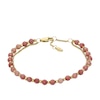 Thumbnail Image 0 of Fossil Women's All Stacked Up Pink Rhodochrosite Multi-Strand Bracelet