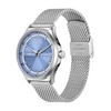 Thumbnail Image 1 of Armani Exchange Ladies' Blue Dial Stainless Steel Mesh Strap Watch