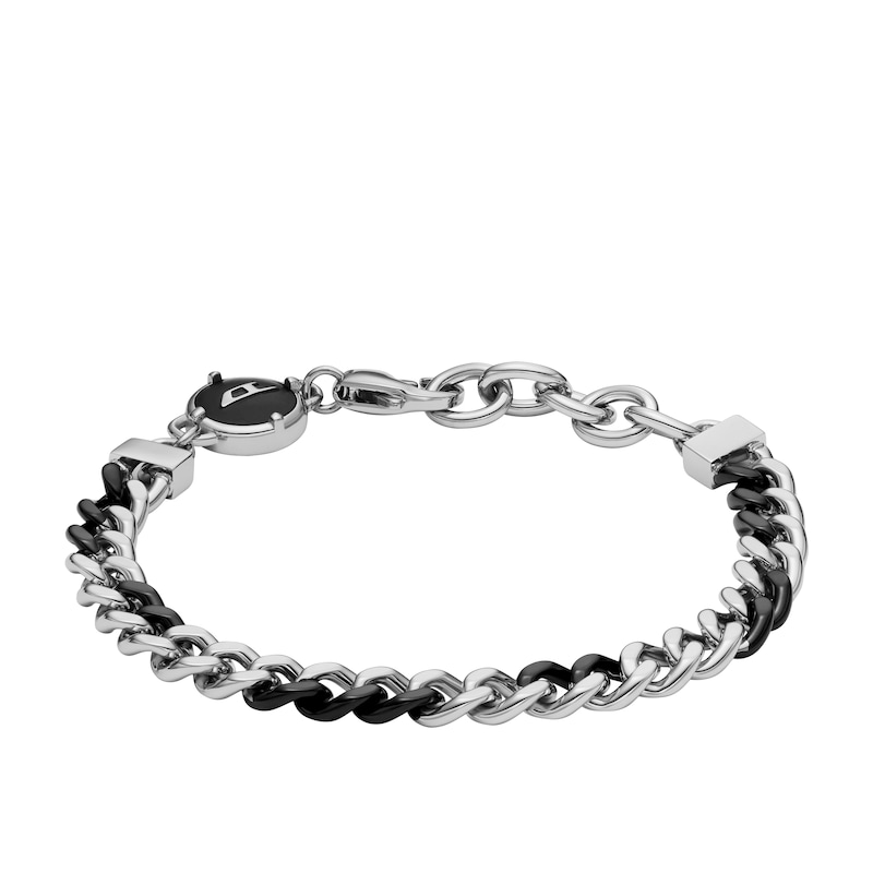 Diesel Unisex Two-Tone Stainless Steel Chain Bracelet