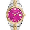 Thumbnail Image 1 of Fossil Scarlette Ladies' Pink Dial Two Tone Stainless Steel Watch