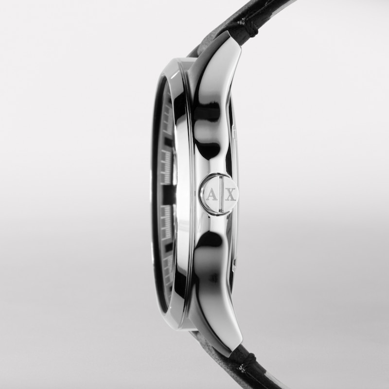 Armani Exchange Black Strap Watch