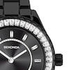 Thumbnail Image 1 of Sekonda Margot Ladies' Stone Set Bezel Black IP Stainless Steel Bracelet Watch