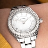 Thumbnail Image 2 of Sekonda Margot Ladies' Stone Set Bezel Stainless Steel Bracelet Watch