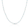 Thumbnail Image 0 of Sterling Silver Freshwater Pearl & Blue Beaded 16+2 Inch Necklace