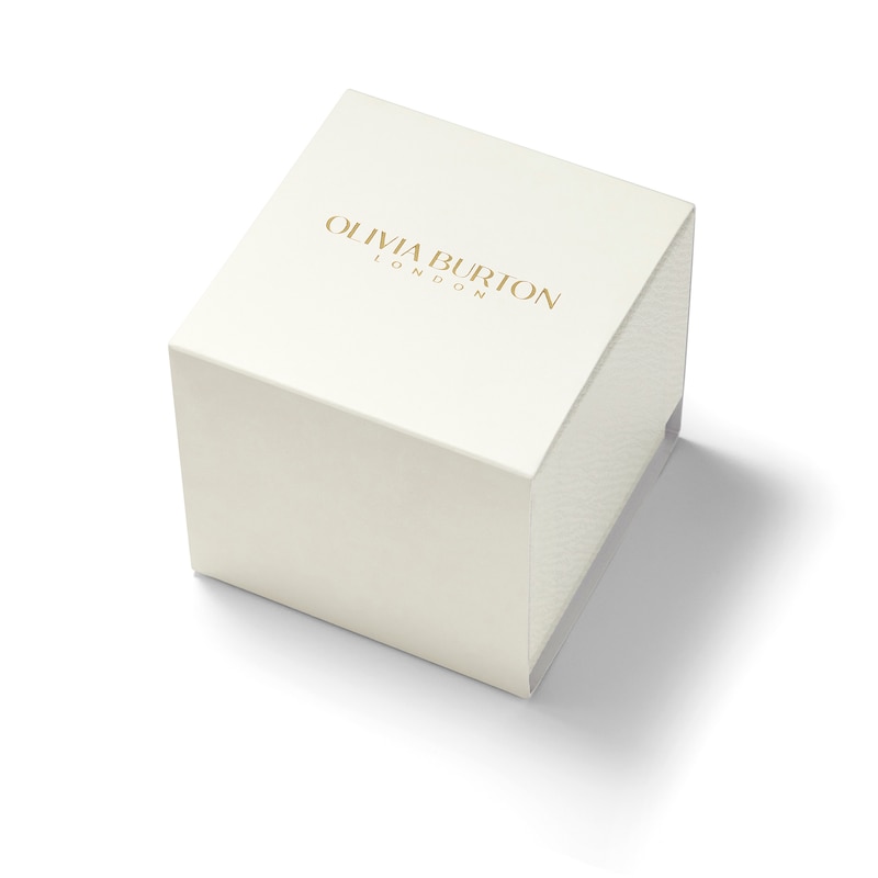 Olivia Burton Grosvenor Ladies' Blush Dial Carnation Gold Tone Bracelet Watch