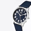 Thumbnail Image 2 of Limit Men's Silver Tone & Navy Blue Strap Watch