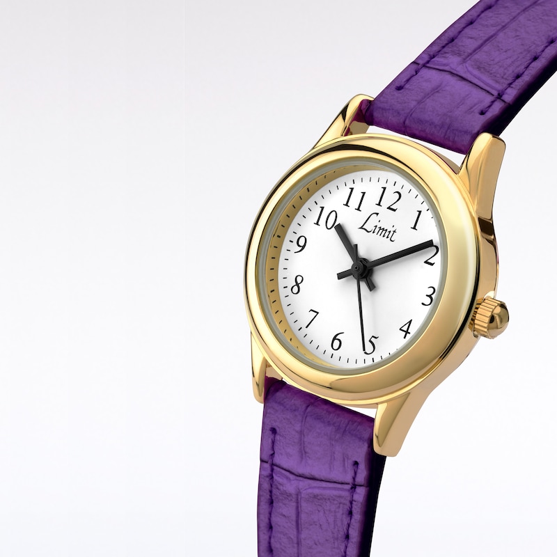 Limit Purple Strap Watch