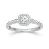 Thumbnail Image 0 of Emmy London 18ct White Gold Halo 0.40ct Total Diamond Ring