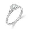 Thumbnail Image 1 of Emmy London 18ct White Gold Halo 0.40ct Total Diamond Ring