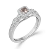 Thumbnail Image 1 of Emmy London 18ct White Gold Morganite 0.13ct Diamond Ring