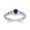Thumbnail Image 0 of Emmy London 18ct White Gold Sapphire & Diamond Ring